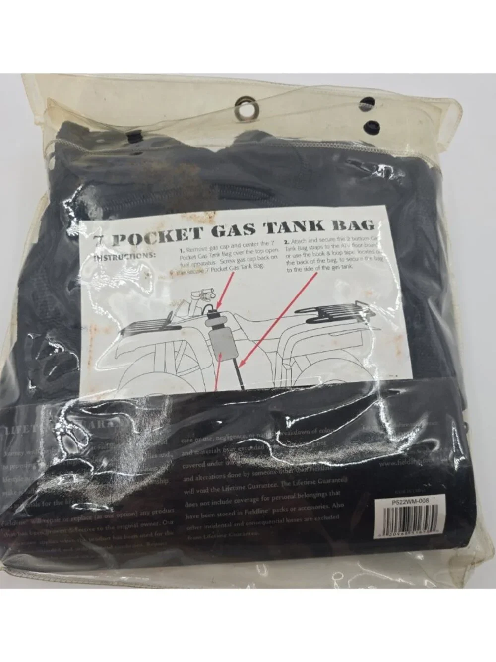 Fieldline Gas Tank Saddle Storage Bag 7 Organizer Pockets 35